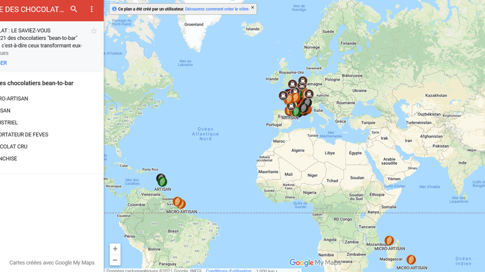 Une carte interactive et participative